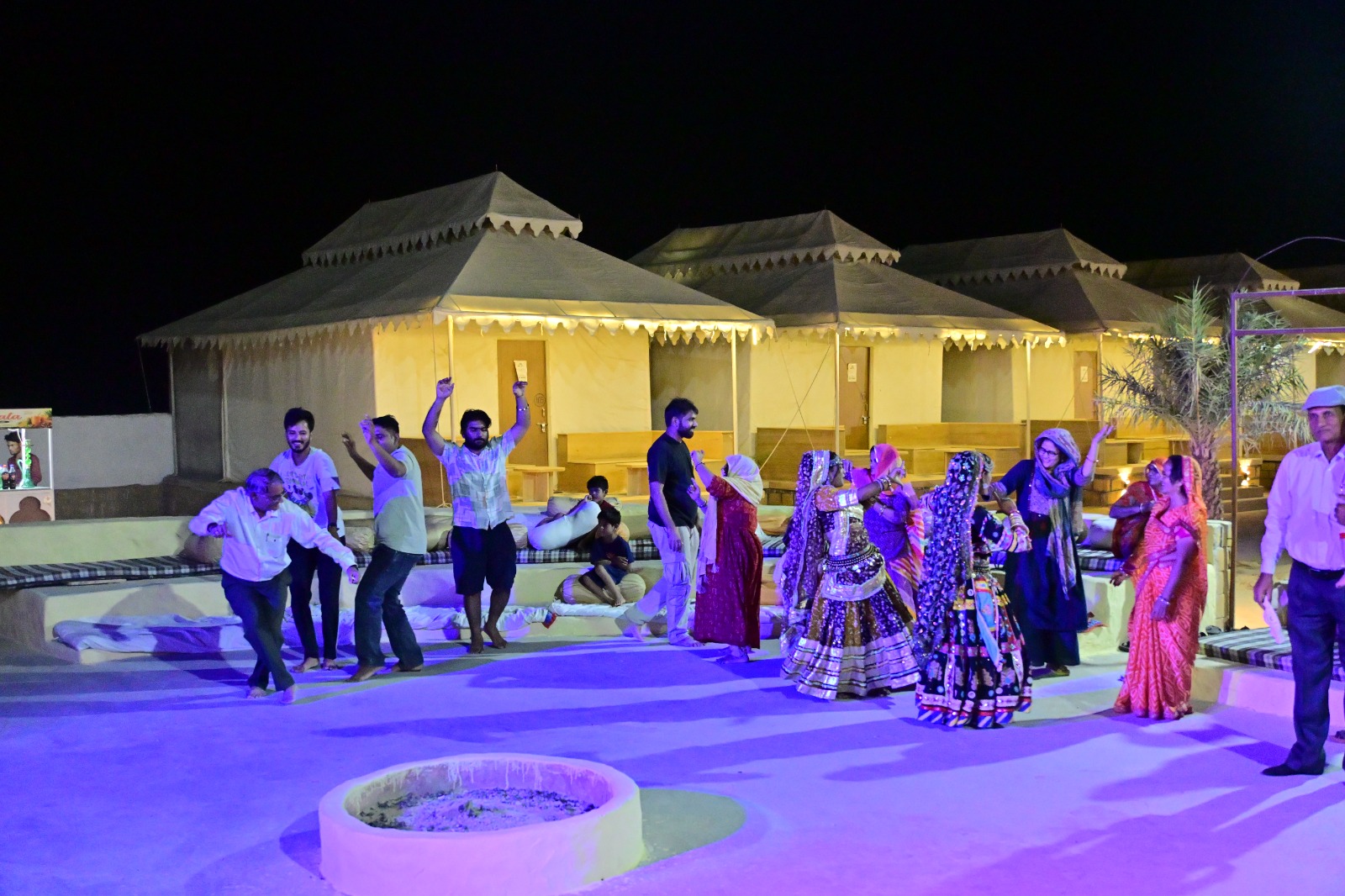 destination wedding in jaisalmer desert venue setup